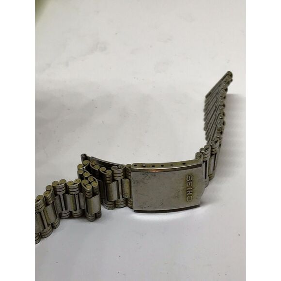 Seiko Links Parts Partial Band Bracelet Men’s Woman’s Authentic 18mm P350 - Picture 7 of 7
